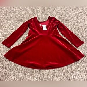 Red Velvet toddler dress
